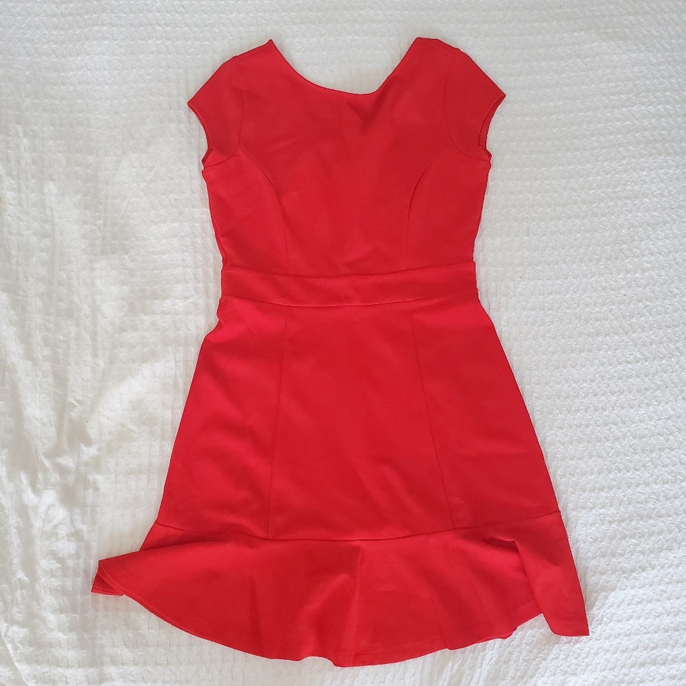 red loft dress
